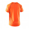 Running Tee Men, shocking orange/navy, Salming Sports