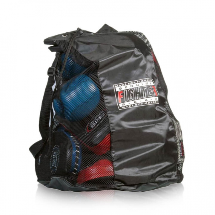 Sjekke Mesh Bag, black, Fighter hos SportGymButikken.no