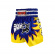 Kjøp Thai Shorts, yellow/blue, Fighter hos SportGymButikken.no