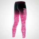 Gazelle Compression Tights, sort/rosa, Fighter