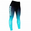 Gazelle Compression Tights, sort/turkis, Fighter