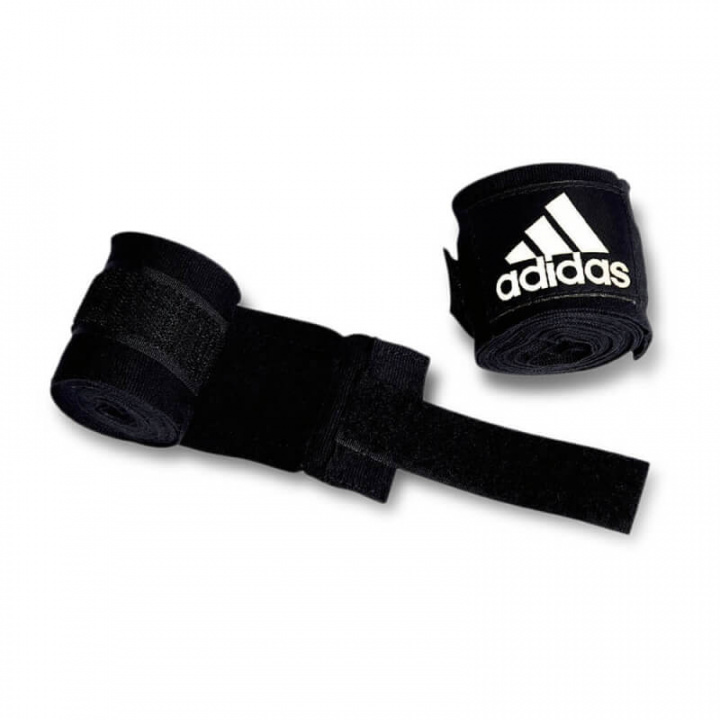 Sjekke Boxing Hand Wraps, black, 255 cm, Adidas hos SportGymButikken.no