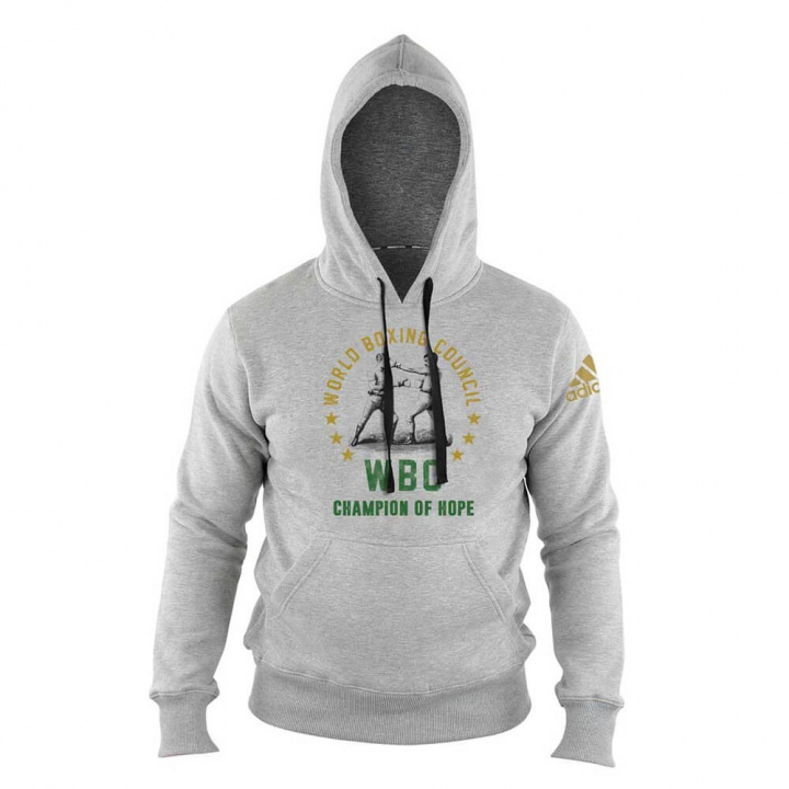 Sjekke WBC Heritage Hoodie, grey, Adidas hos SportGymButikken.no