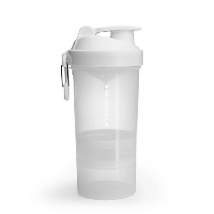 Sjekke SmartShake Original2Go, 600 ml, White hos SportGymButikken.no