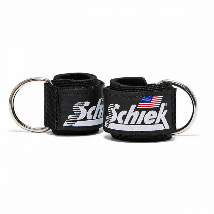 Schiek Ankle Straps, 2-pack, black i gruppen Styrke / Drahåndtak / Fotmansjetter hos Sportgymbutikken.no (SSP-1700B)