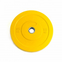 BumperPlates, 15 kg, gul