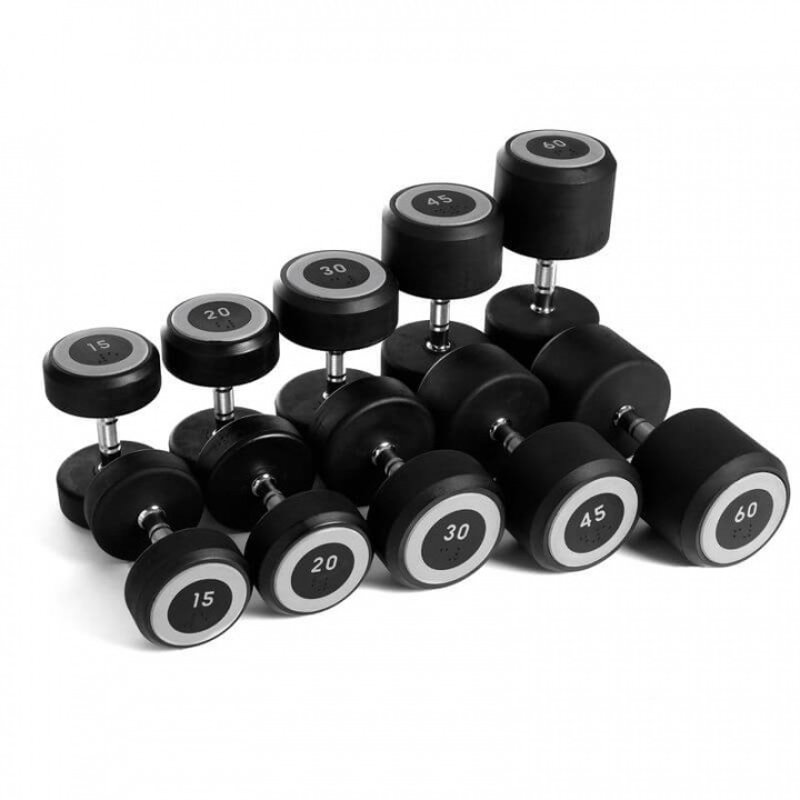 Sjekke Rubber Dumbbell, Abilica hos SportGymButikken.no