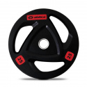 Olympisk vektskive, gummi, 25 kg, Abilica
