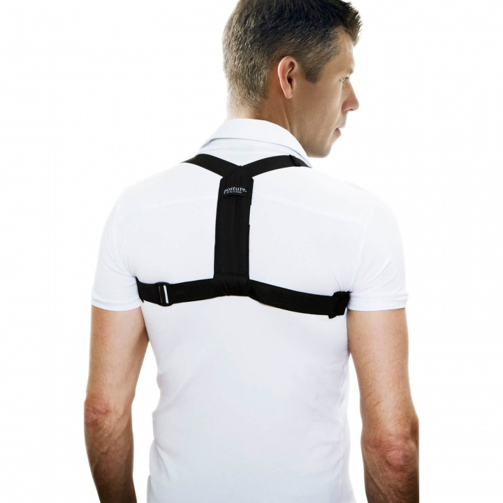 Sjekke Posture Flexi Corrector, black, Swedish Posture hos SportGymButikken.no