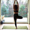 Yogamatte Jute ECO, green, Abilica