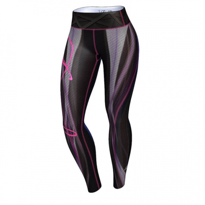 Sjekke Plasma Leggings, black/pink, Anarchy hos SportGymButikken.no