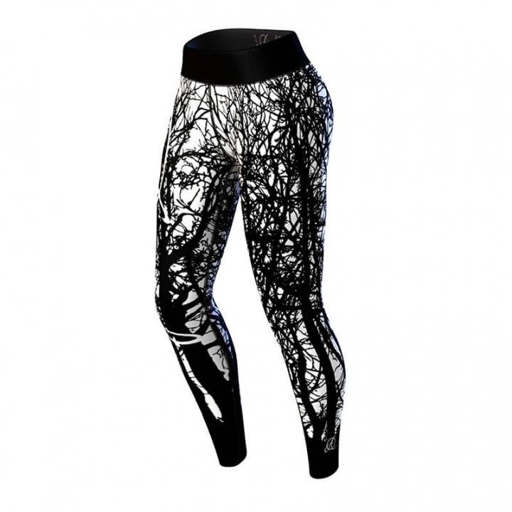 Sjekke Serenity Leggings, white/black, Anarchy hos SportGymButikken.no