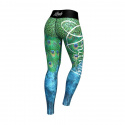 Peacock Leggings, green/blue, Anarchy