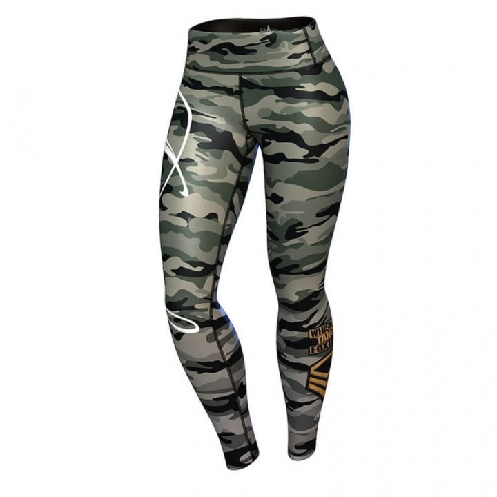 Sjekke Commando Leggings, green/mixed, Anarchy Apparel hos SportGymButikken.no