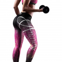 Demonia Leggings, pink/black, Anarchy