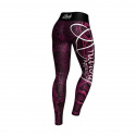 Boa Leggings, pink/black, Anarchy