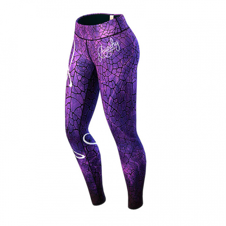 Sjekke Lava Tights, purple/black, Anarchy hos SportGymButikken.no