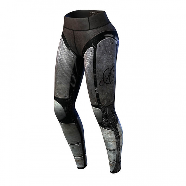 Sjekke Cybersteam Leggings, black/gray, Anarchy hos SportGymButikken.no