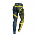 Svea Leggings, blue/yellow, Anarchy