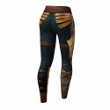 Victorian Leggings, blue/brown, Anarchy