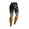 Ocelot Leggings, gray/orange, Anarchy