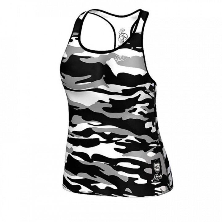 Sjekke Commando Tanktop, grey/mixed, Anarchy Apparel hos SportGymButikken.no