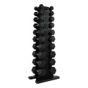 Pro Hexmanualsett & Manualstativ, 10-par: 1 - 10 kg, Tunturi
