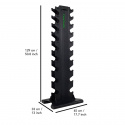 Pro Hexmanualsett & Manualstativ, 10-par: 1 - 10 kg, Tunturi