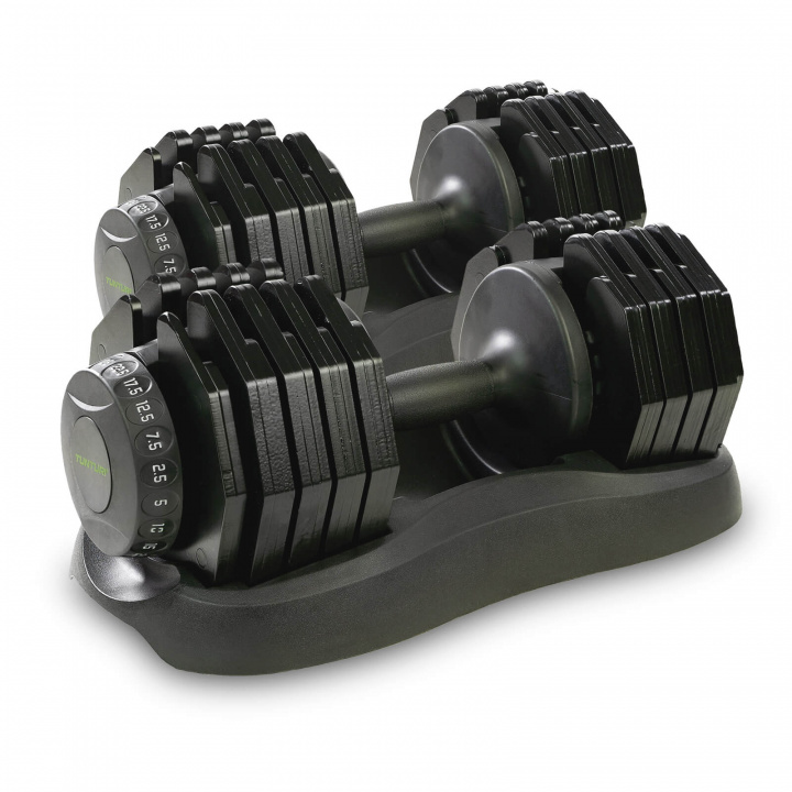 Sjekke Selector Dumbbells 2 x 2.5-25 kg, Tunturi hos SportGymButikken.no