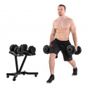 Selector Dumbbells 2 x 25 kg & Manualstativ, Tunturi