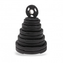 Olympisk vektpakke De Luxe, gummi, 115 kg, Master Fitness