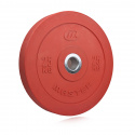 Bumper Plate, 25 kg, rød