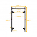 Power Rack Silver, sammenleggbart