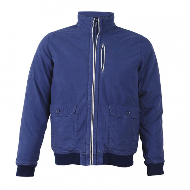 Sjekke Axvall Cotton Street Jacket, navy, 2117 hos SportGymButikken.no