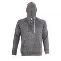 Ljungby Wave Fleece Hood, dark grey, 2117