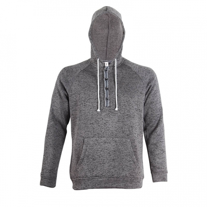 Sjekke Ljungby Wave Fleece Hood, dark grey, 2117 hos SportGymButikken.no