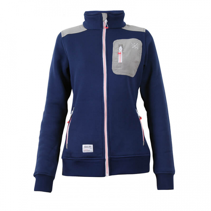 Sjekke Nödinge Flatfleece Jacket, navy, 2117 hos SportGymButikken.no