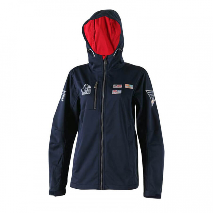 Sjekke Cardiff Softshell Jacket Women, navy, Marine hos SportGymButikken.no